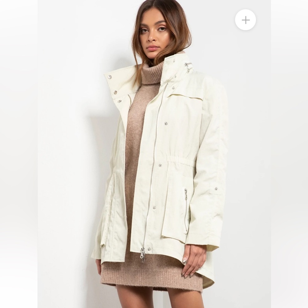 Tart Collections Cory Solid Jacket In Gardenia Cr… - image 1